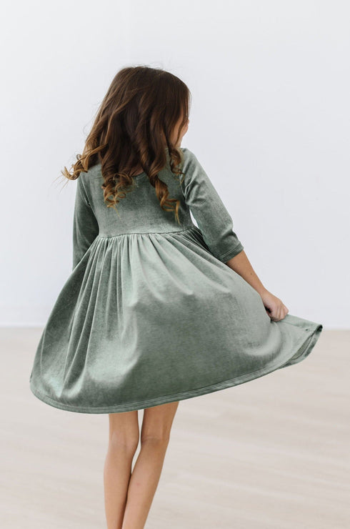 sage-velvet-twirl-dress Mila & Rose - Sophia's Style-5